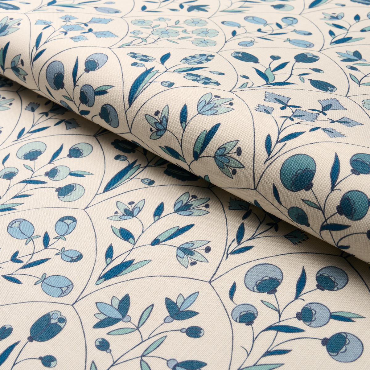 FRANCES FLORAL INDOOR/OUTDOOR | BLUES