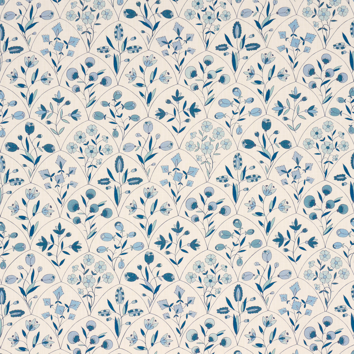 FRANCES FLORAL INDOOR/OUTDOOR | BLUES