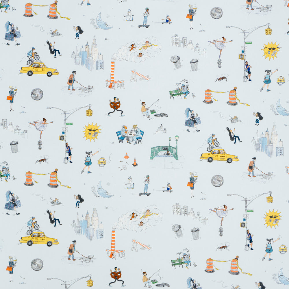 JOANA AVILLEZ'S STREET SCENES | Multicolor On Sky Blue