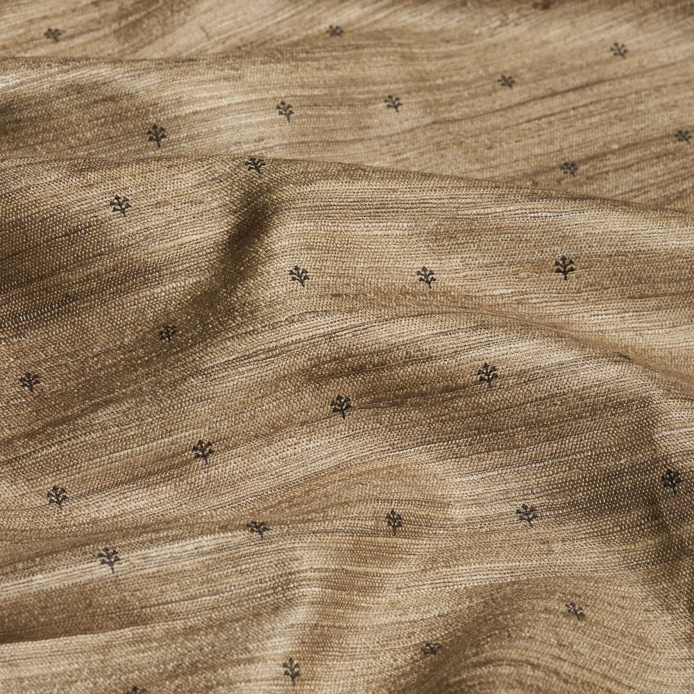 ENGELMANN SILK HAND PRINT | Oatmeal