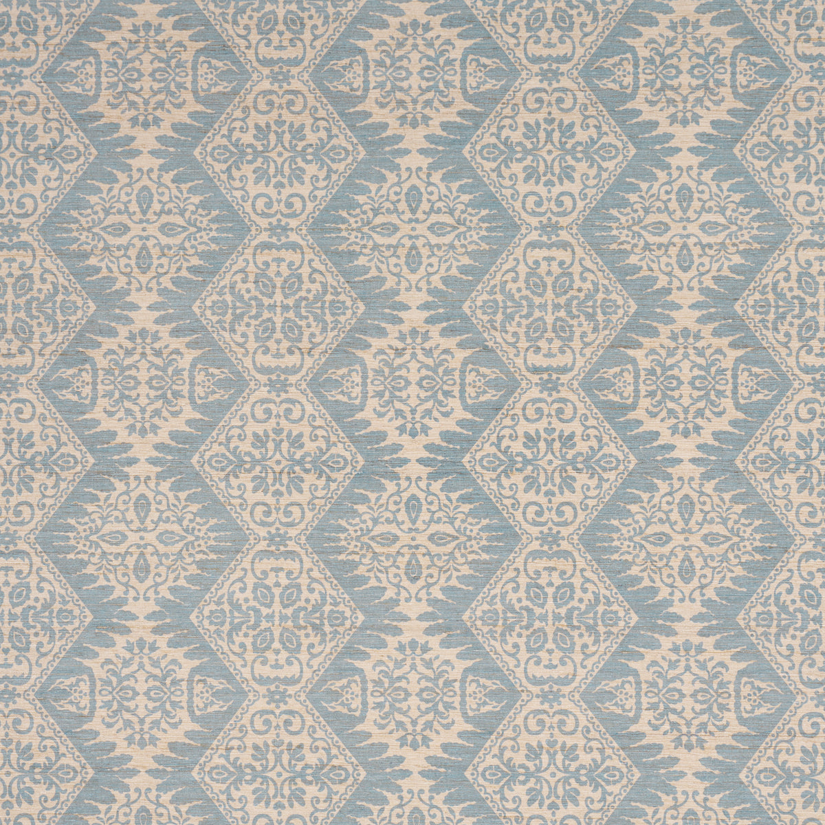 BERKELEY HAND PRINTED SILK | Cornflower