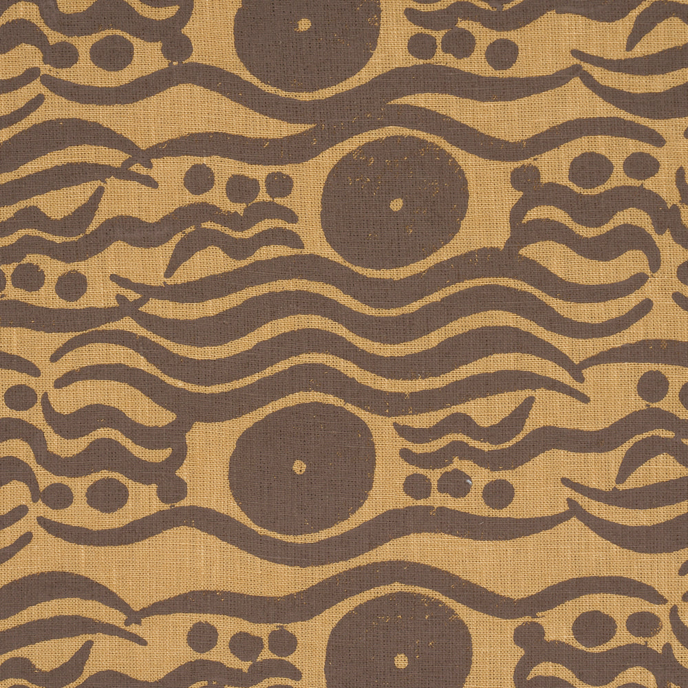 BOSPHORUS HAND BLOCK | Ochre & Brown
