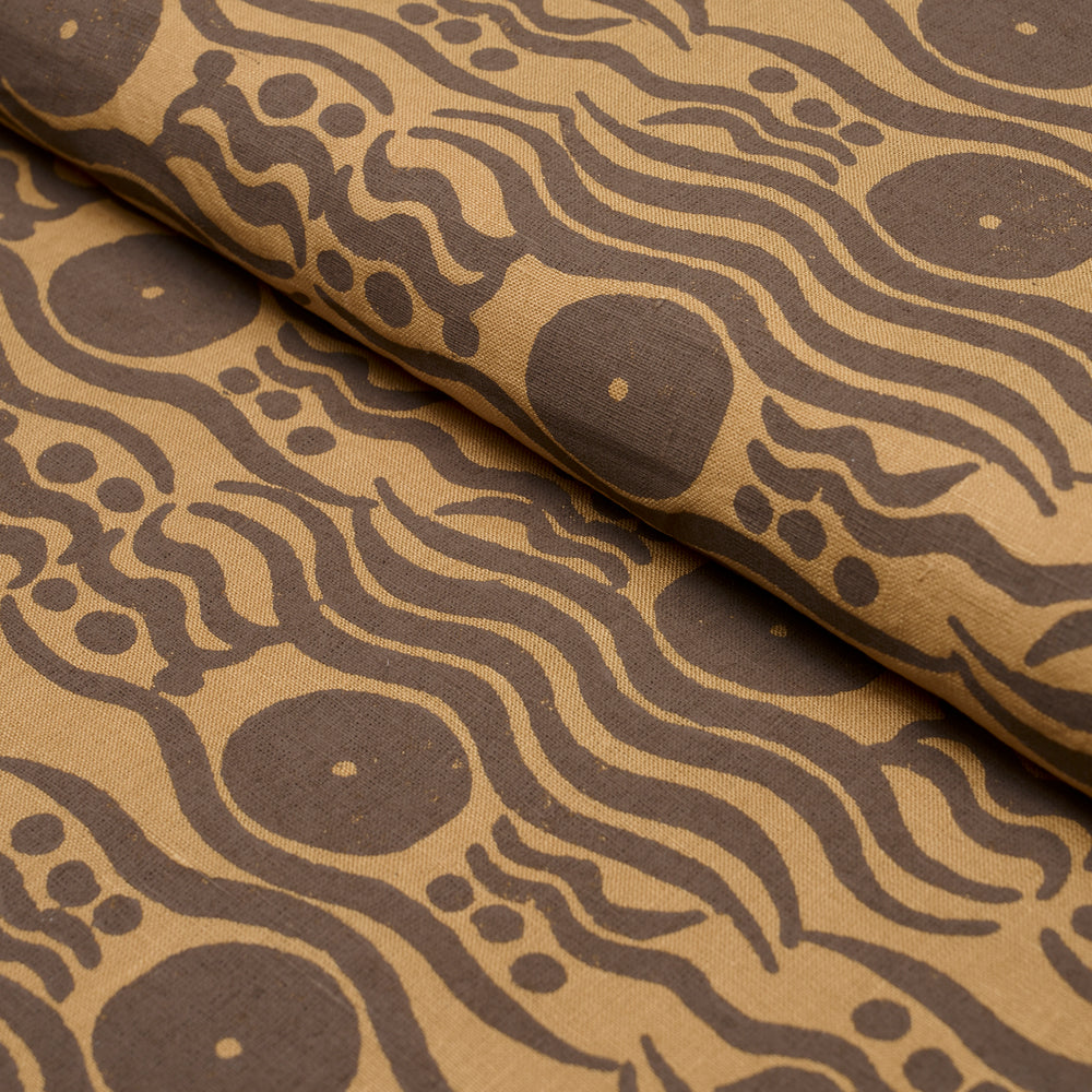BOSPHORUS HAND BLOCK | Ochre & Brown