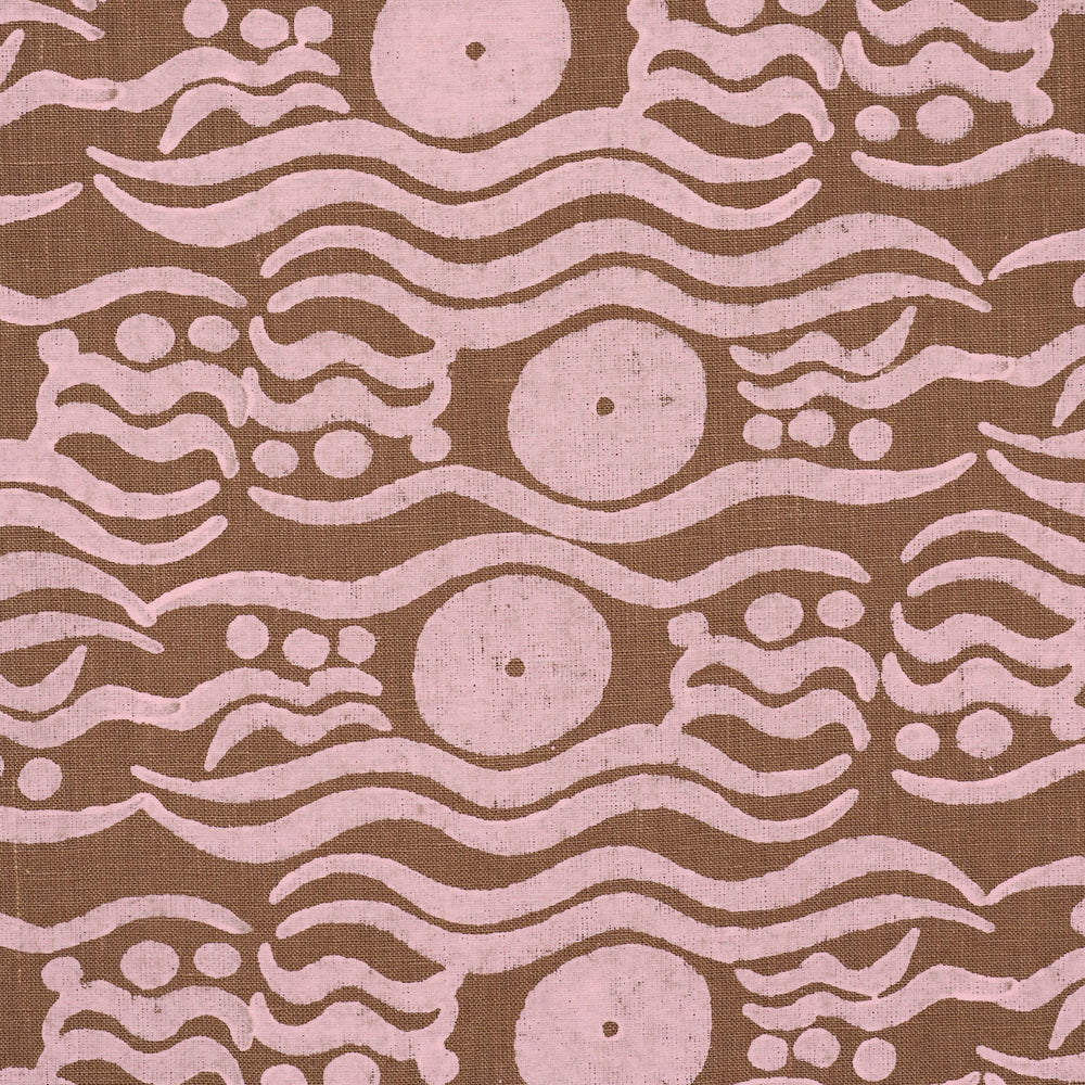 BOSPHORUS HAND BLOCK | Brown & Pink