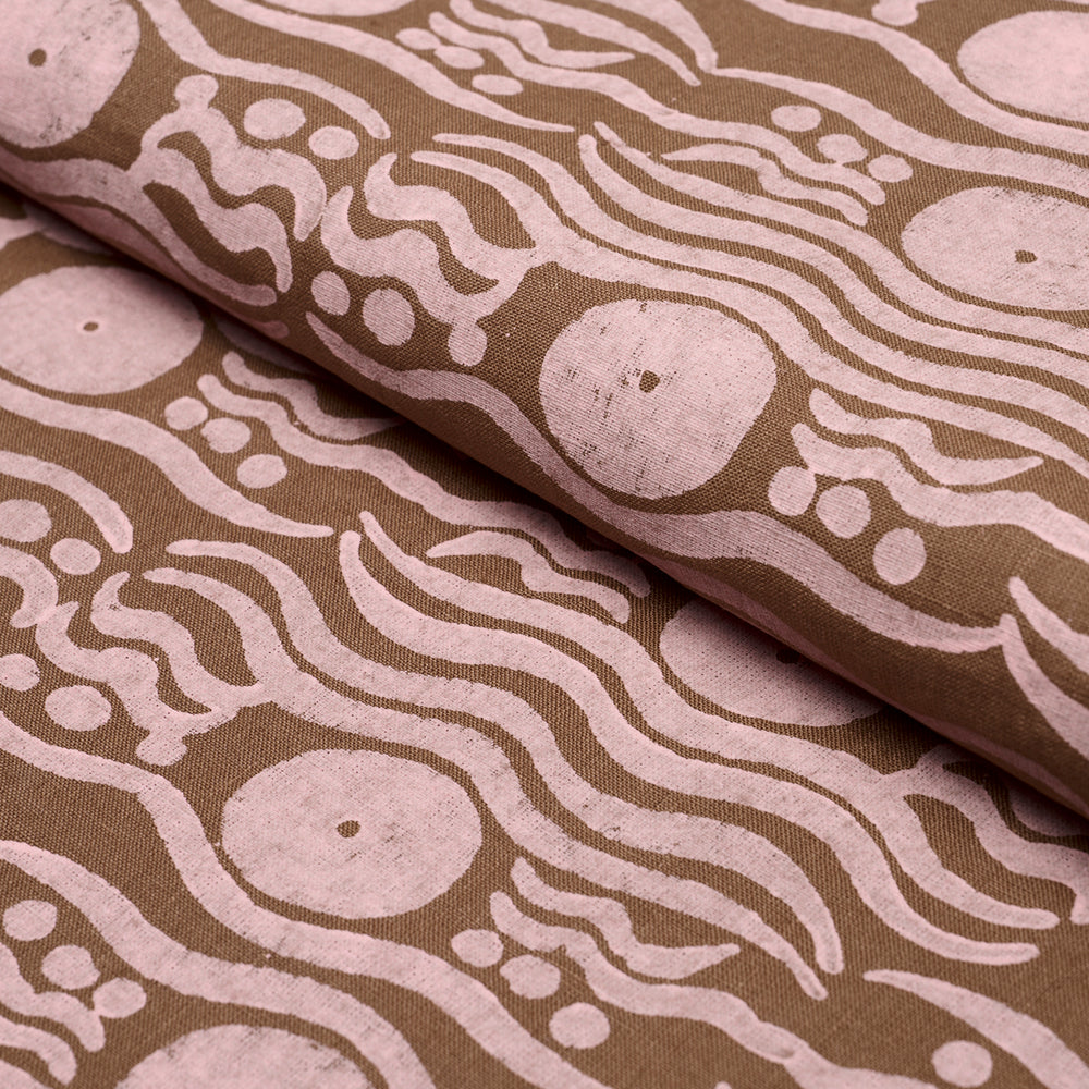 BOSPHORUS HAND BLOCK | Brown & Pink