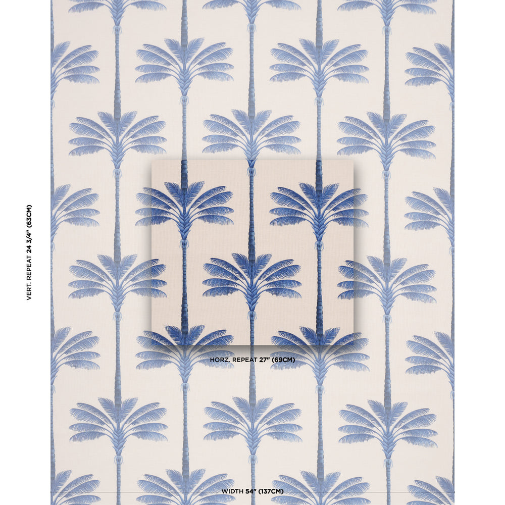 A PALM IS A PALM PRINT | Indigo Palm Grove