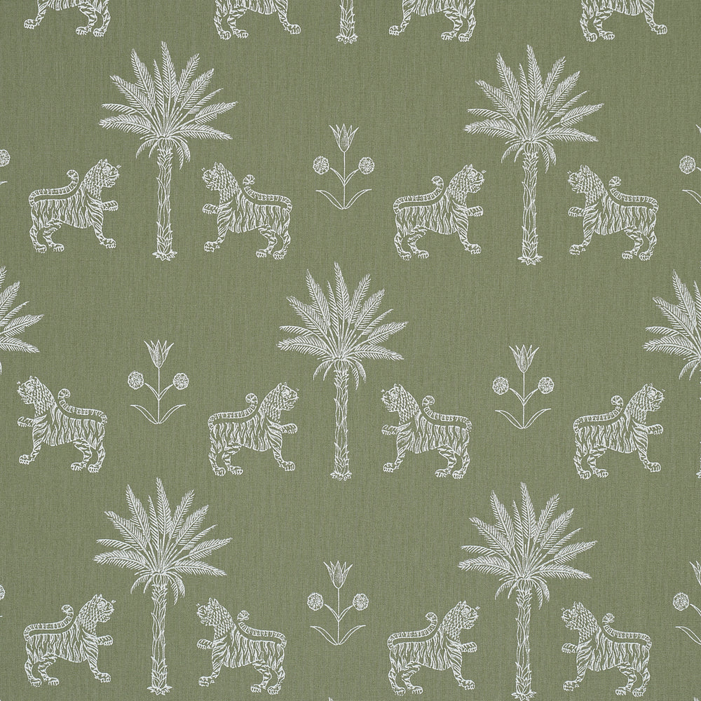 TIGER PALM SILHOUETTE OUTDOOR | Sage