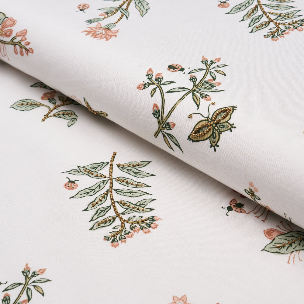 JETER DES FLEURS BEADED PRINT | Moss Phlox