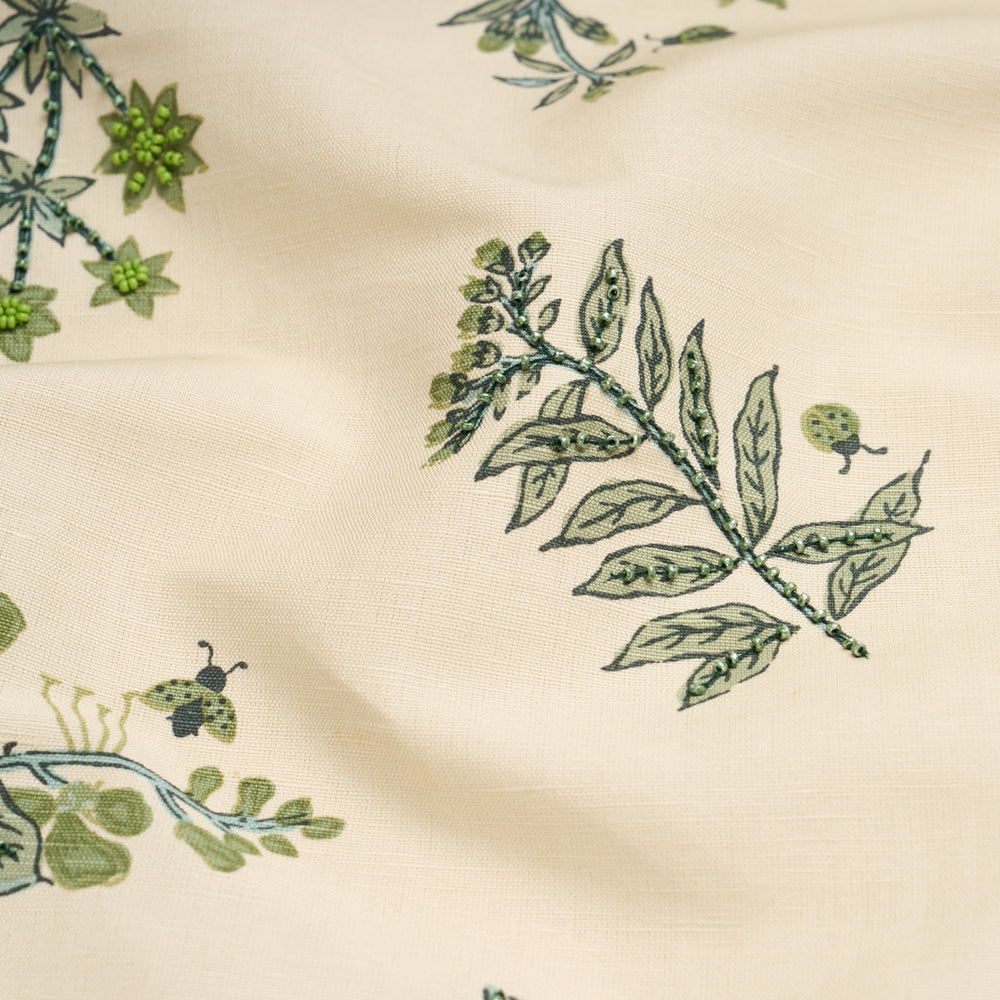 JETER DES FLEURS BEADED PRINT | Artichoke