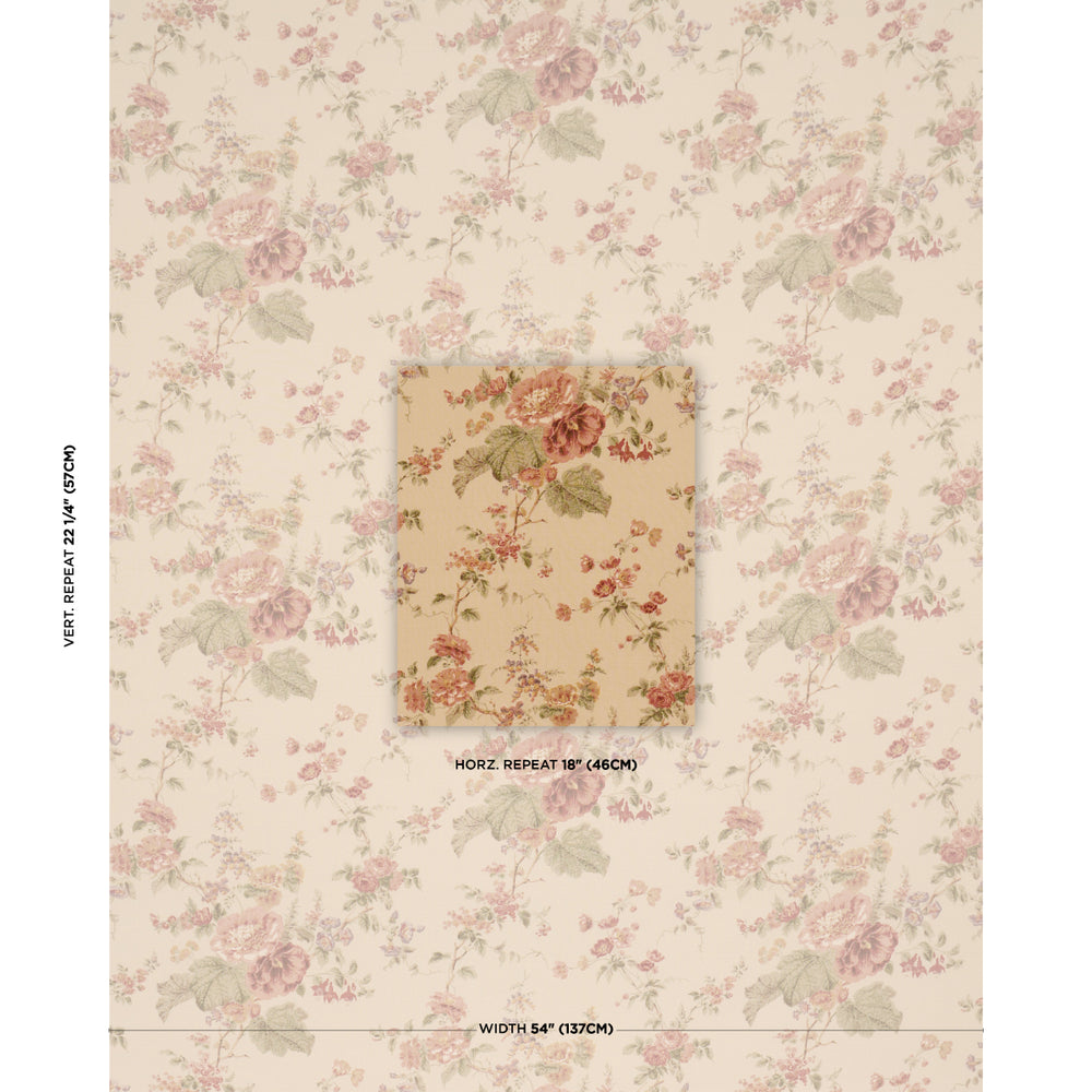 Midsummer Hollyhock | Beige
