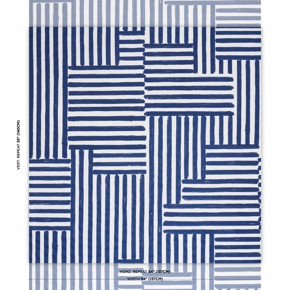 PARSON'S STRIPE HAND PRINT | Navy