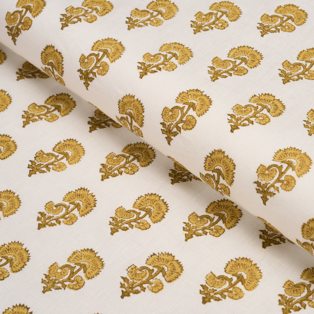 KAASNI HAND-BLOCK PRINT | Yellow