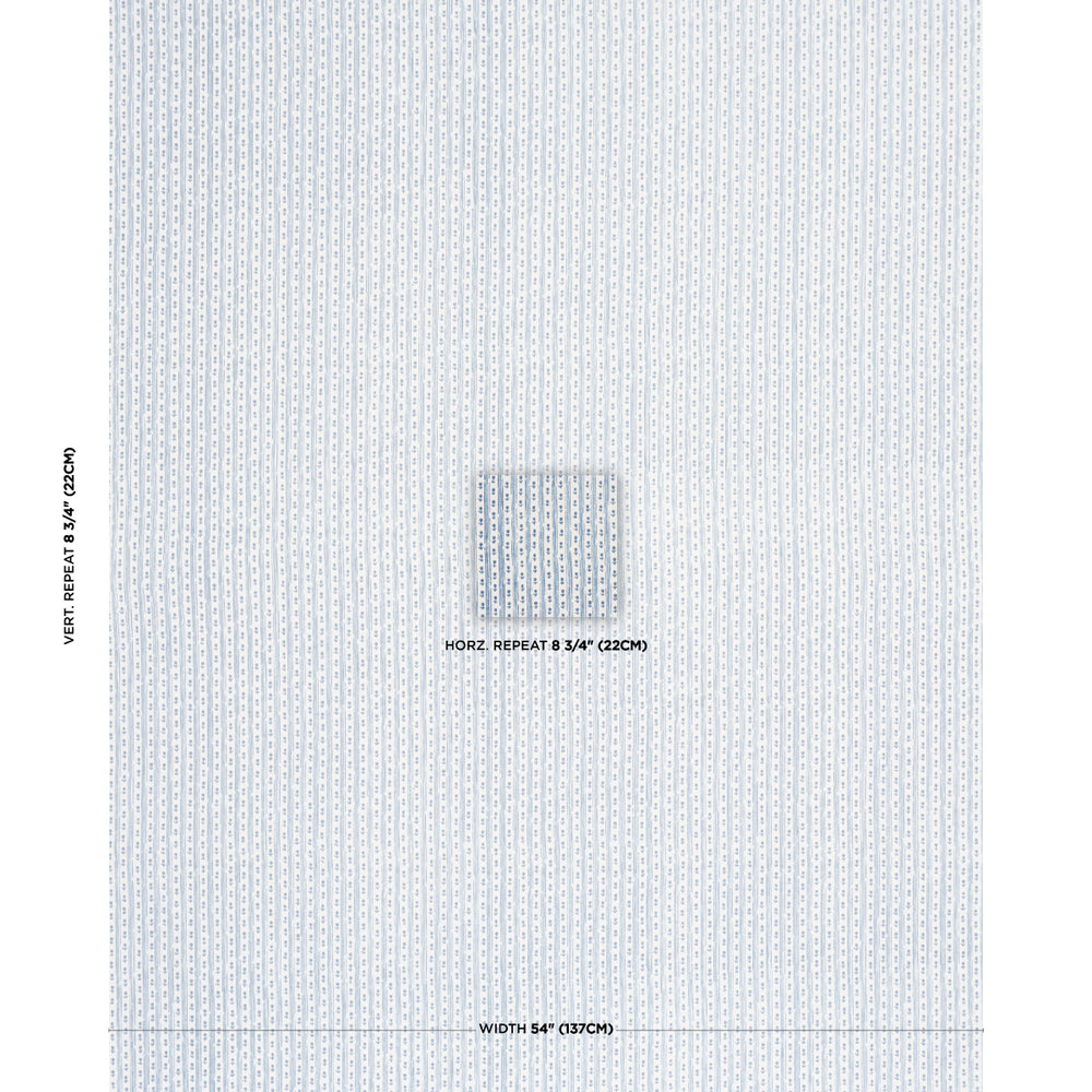 NIDHI STRIPE HAND-PRINT | Sky