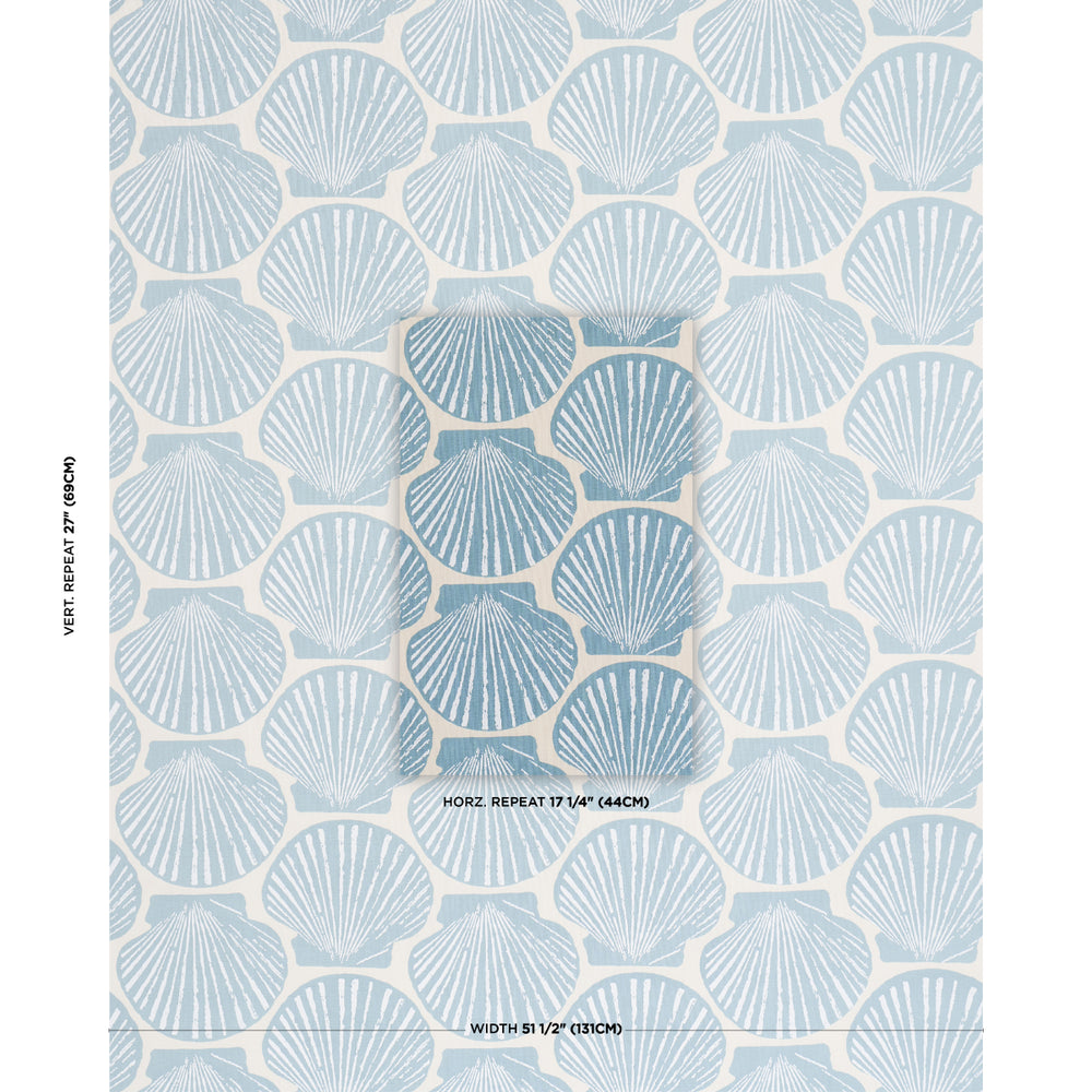 SCALLOP SHELL | Light Blue