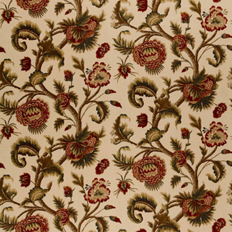 JACOBEAN PRINTED CREWEL | Burnished Sage