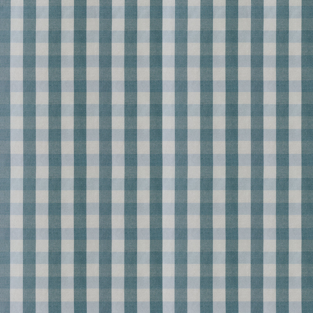 INGLEBURY SILK CHECK | Aquamarine
