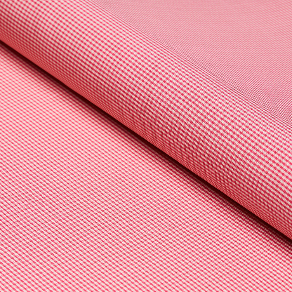 DALTON SILK GINGHAM | Cerise