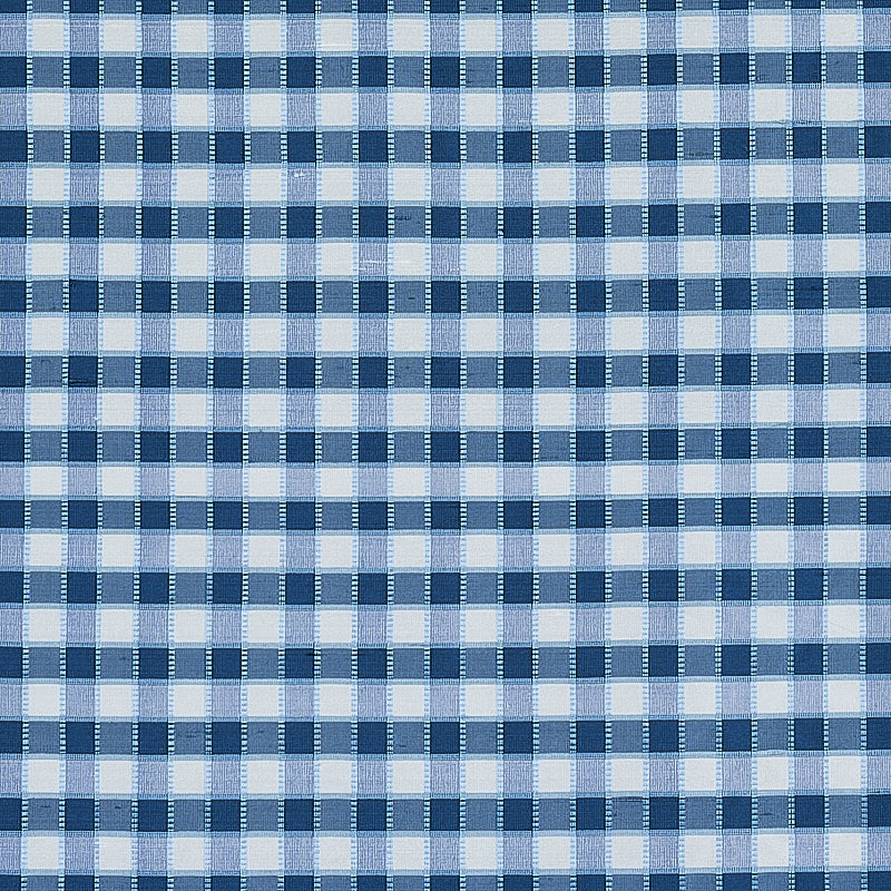 INGRID SILK CHECK | Blue