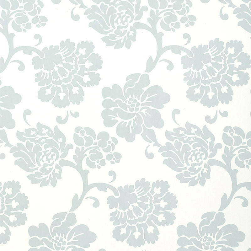 ALBERO FLOREALE DAMASK | Aqua