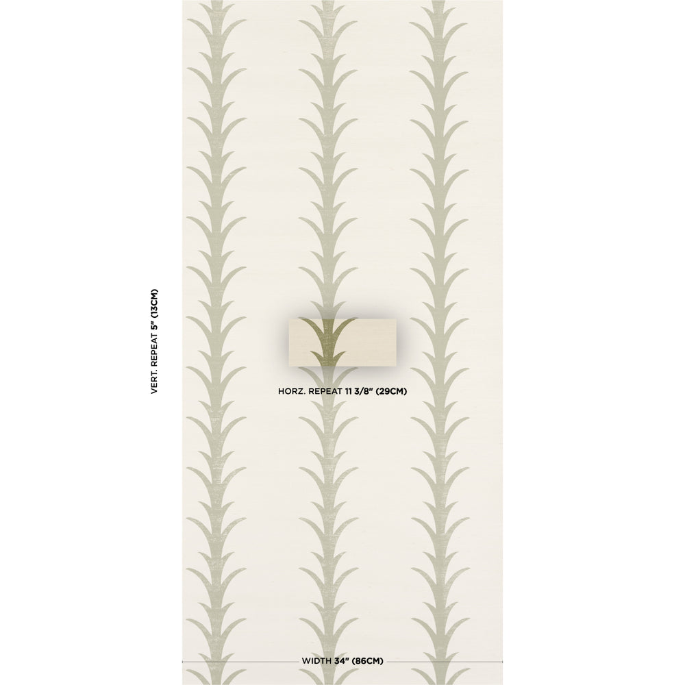 ACANTHUS STRIPE SISAL | Olive
