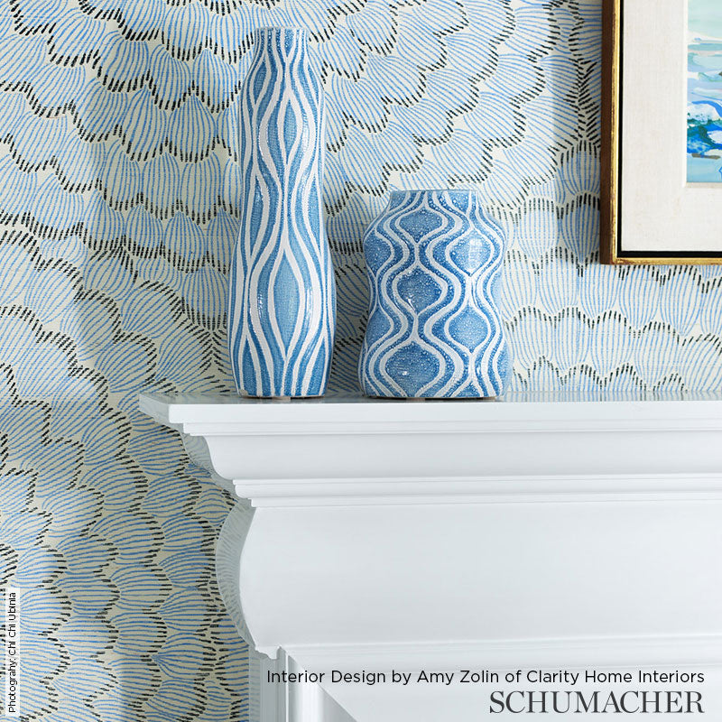 FEATHER BLOOM SISAL | Two Blues