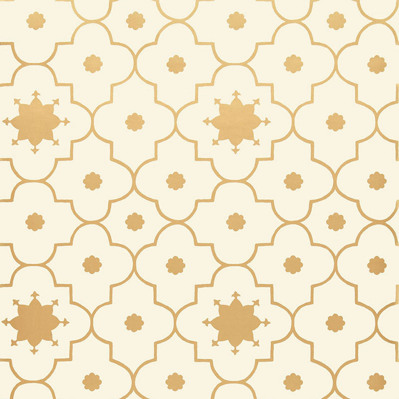 Taj Trellis | Burnished Gilt