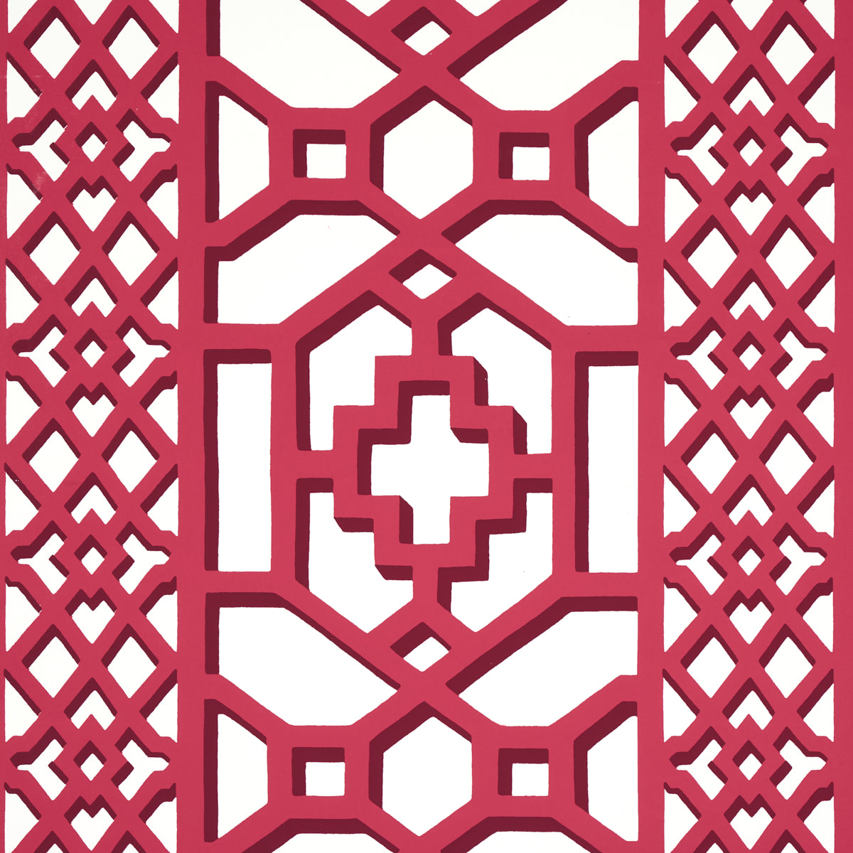 ZANZIBAR TRELLIS | Laquer Red