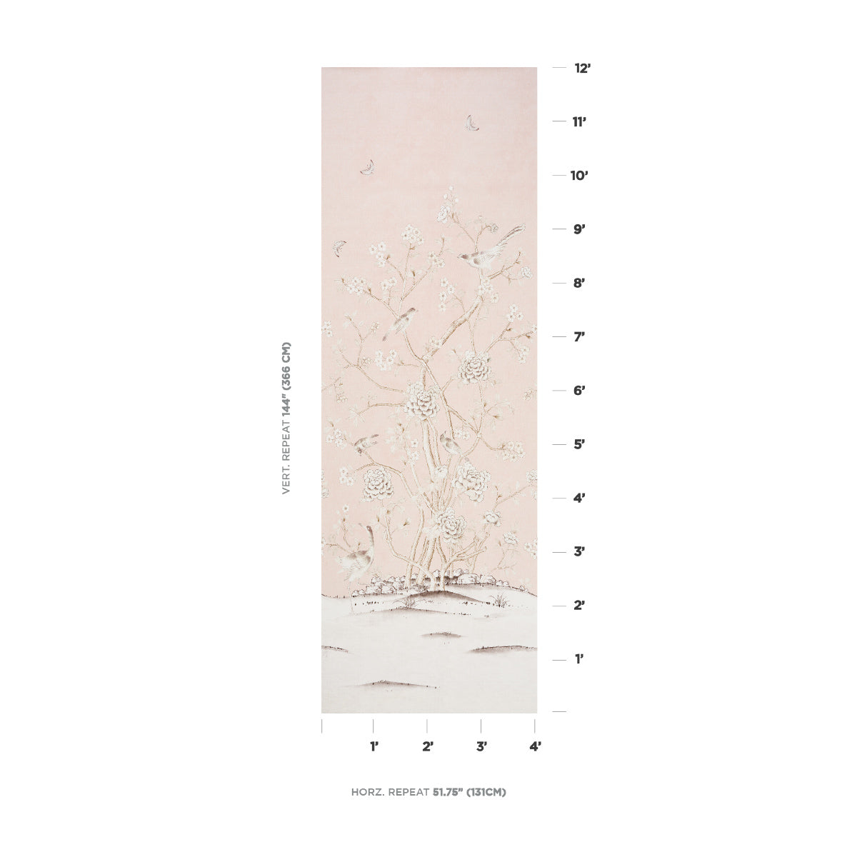 CHINOIS PALAIS PANEL | Blush Conch