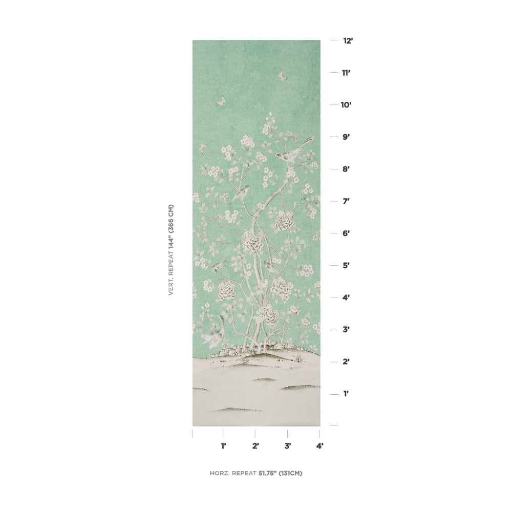 CHINOIS PALAIS PANEL | Aquamarine