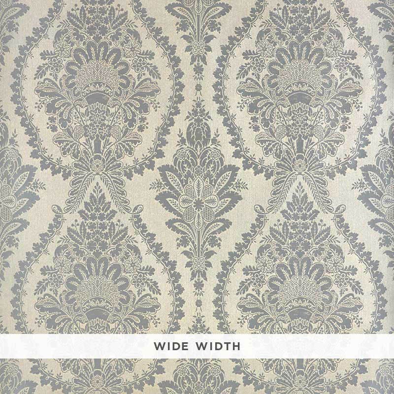 INCANDESCENCE DAMASK | BURNISHED SILVER