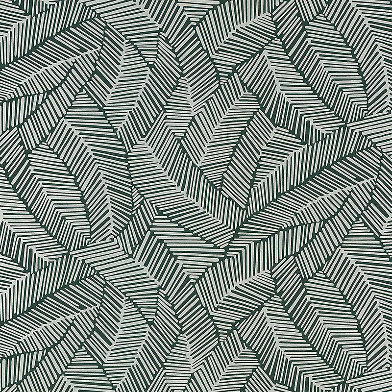 ABSTRACT LEAF | Metallic Slate