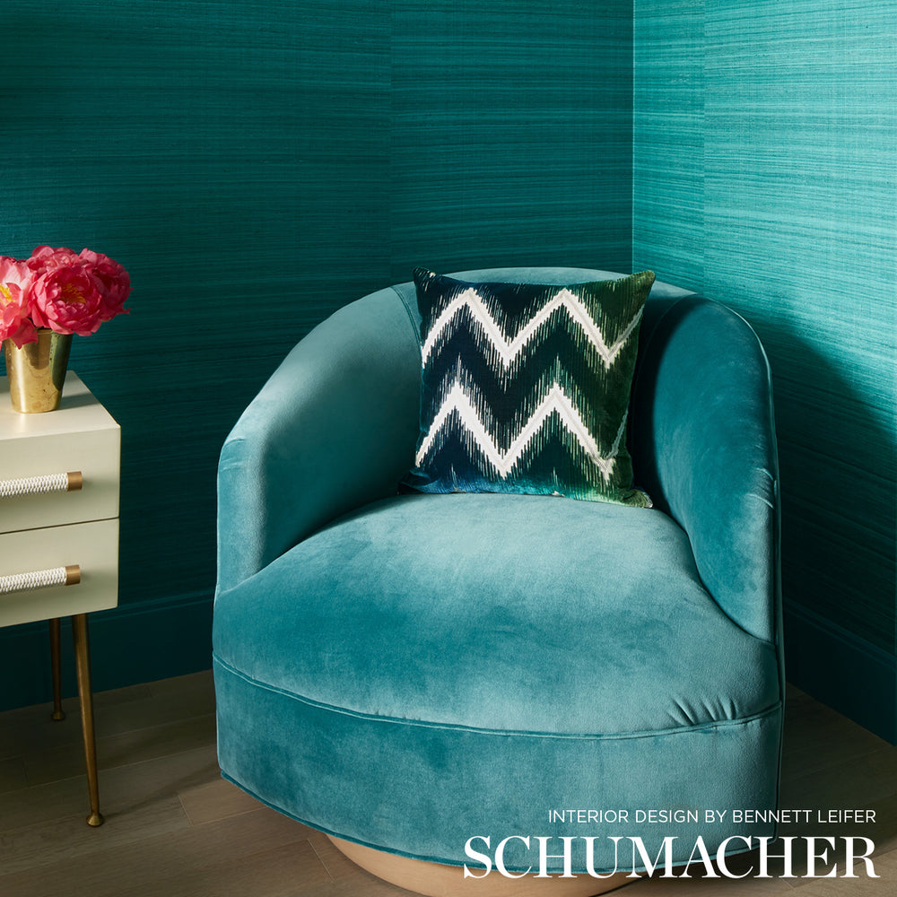 SHADED SILK | Peacock