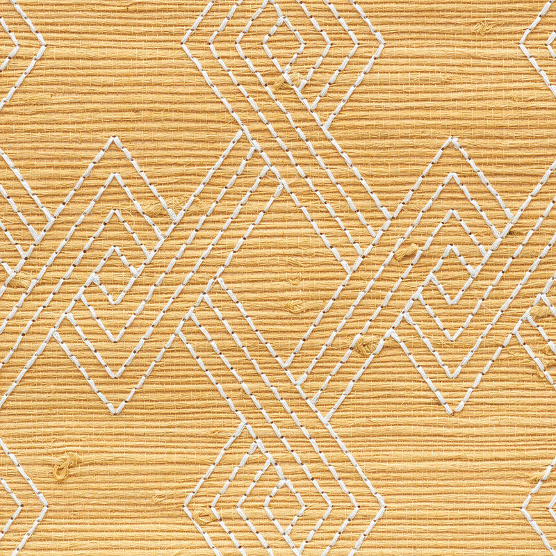 HIX EMBROIDERED JUTE | NATURAL