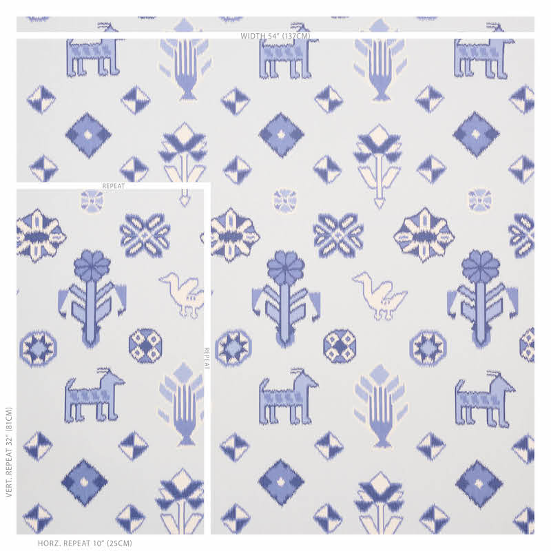 CHUSKA WARP PRINT | Blue