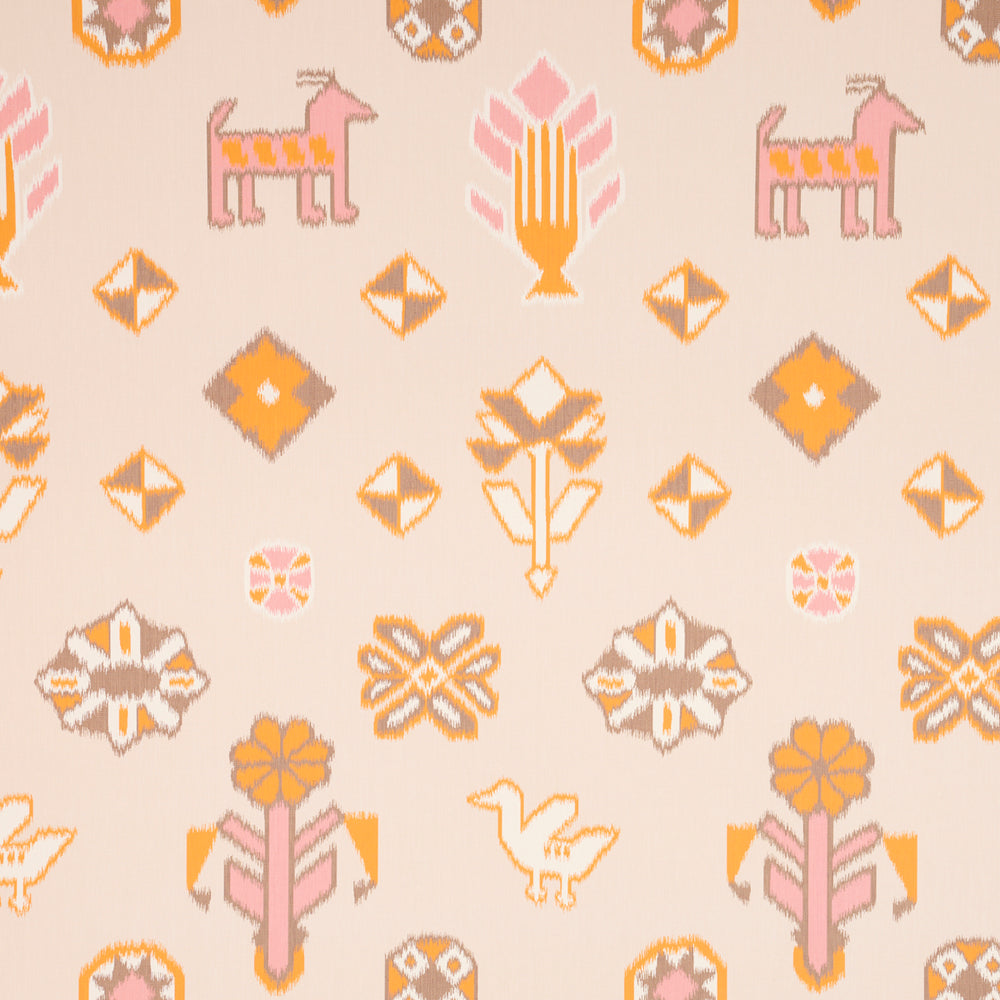 CHUSKA WARP PRINT | Pink & Orange