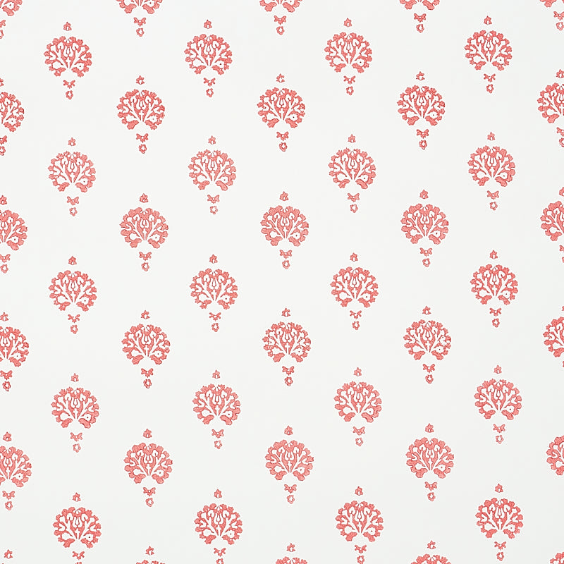 DAHLIA HAND BLOCKED PRINT | Red