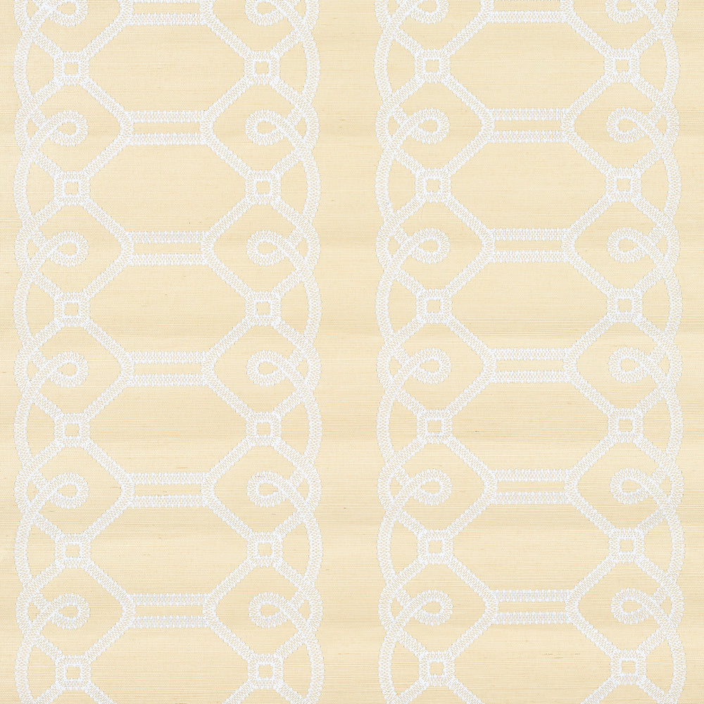 ZIZ EMBROIDERED SISAL | Neutral