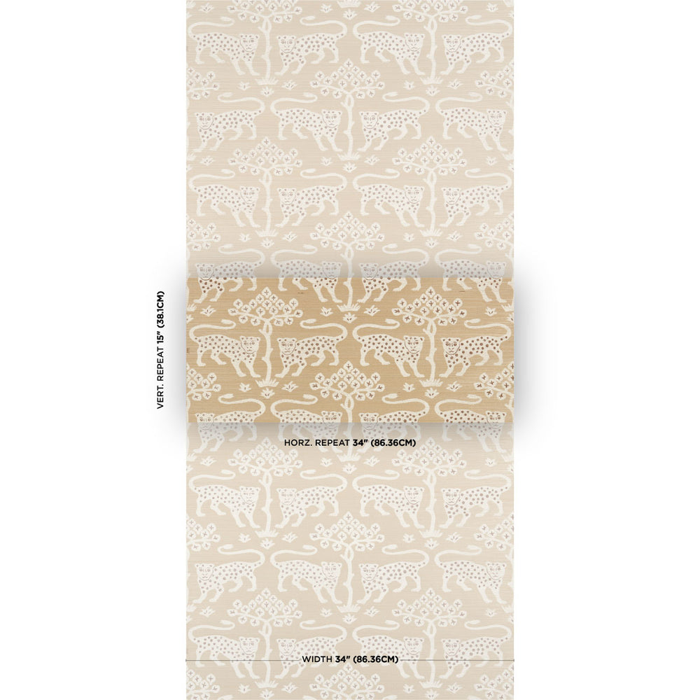 WOODLAND LEOPARD SISAL | Oatmeal