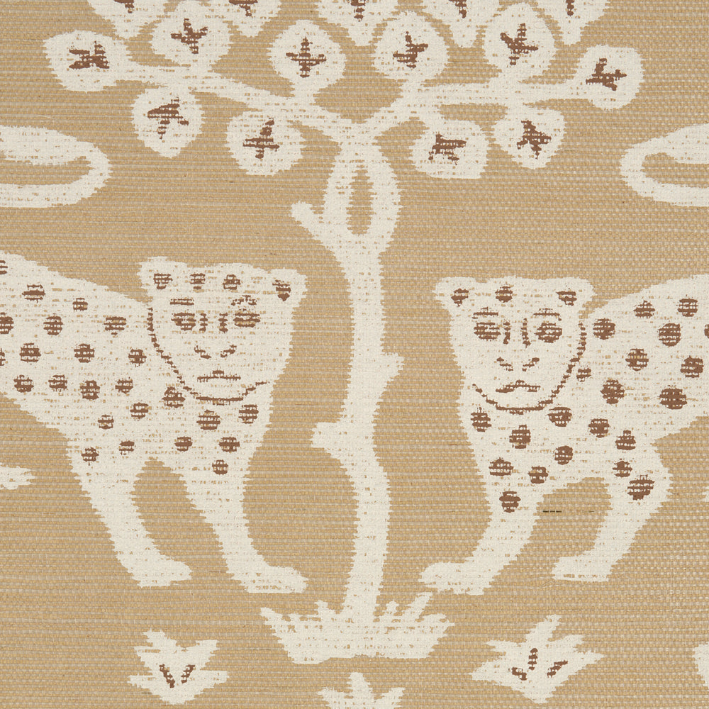 WOODLAND LEOPARD SISAL | Oatmeal