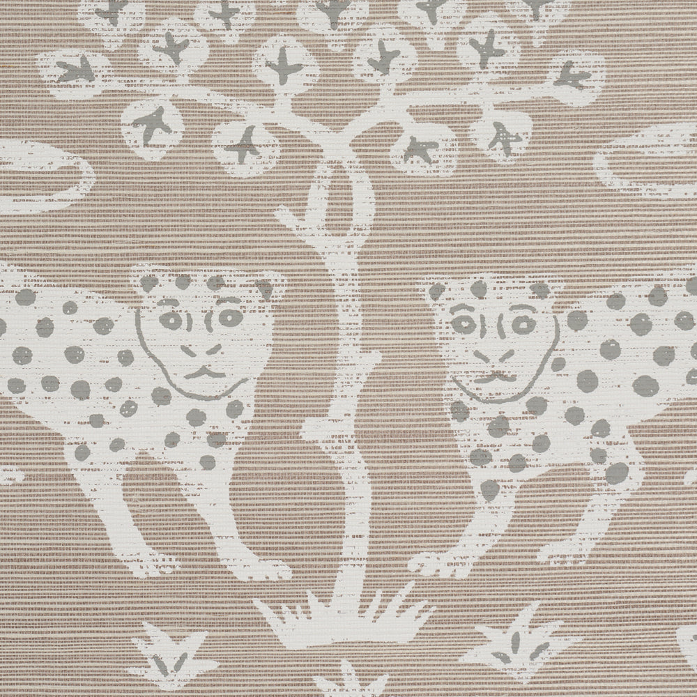 WOODLAND LEOPARD SISAL | Silver