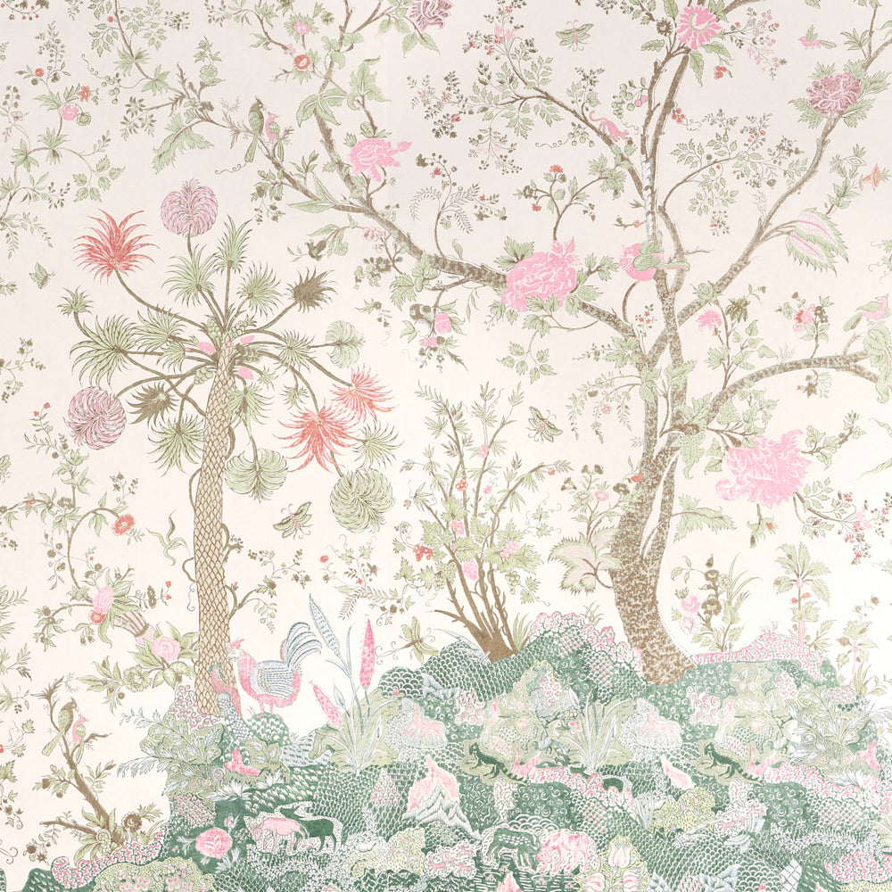 Amaltas Panel Set | Green & Pink