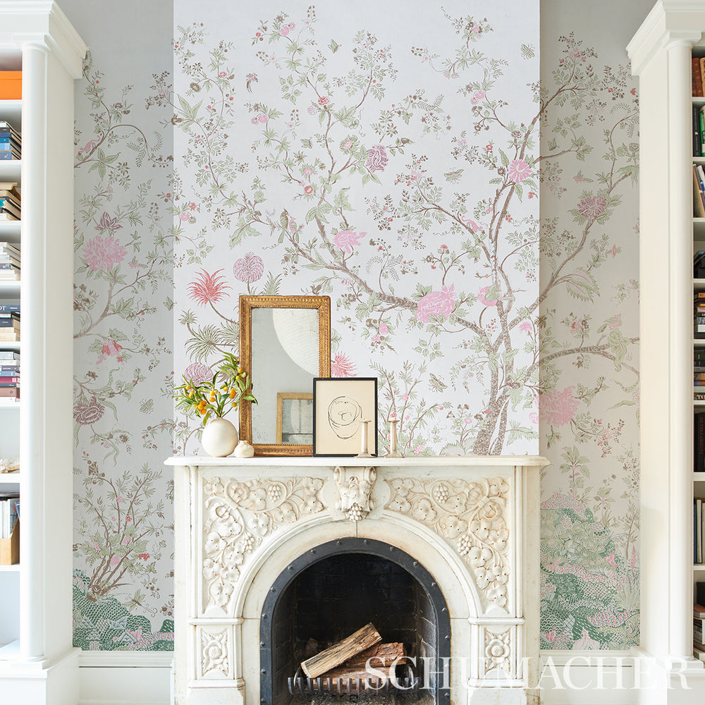 Amaltas Panel Set | Green & Pink