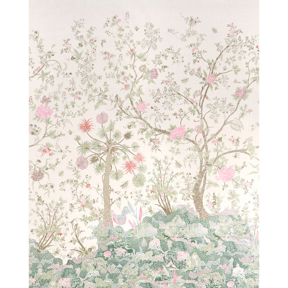 Amaltas Panel Set | Green & Pink