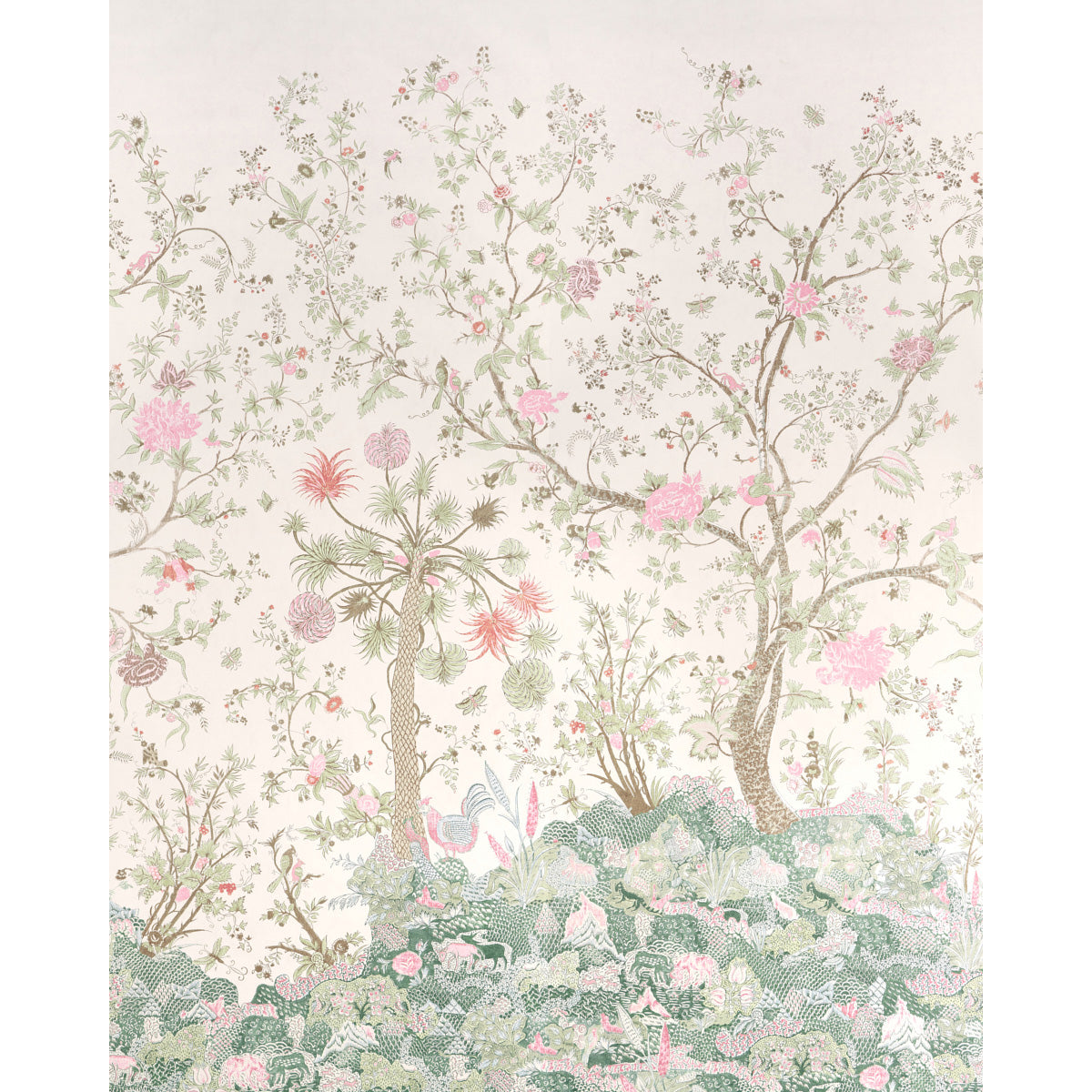 AMALTAS PANEL SET | GREEN & PINK