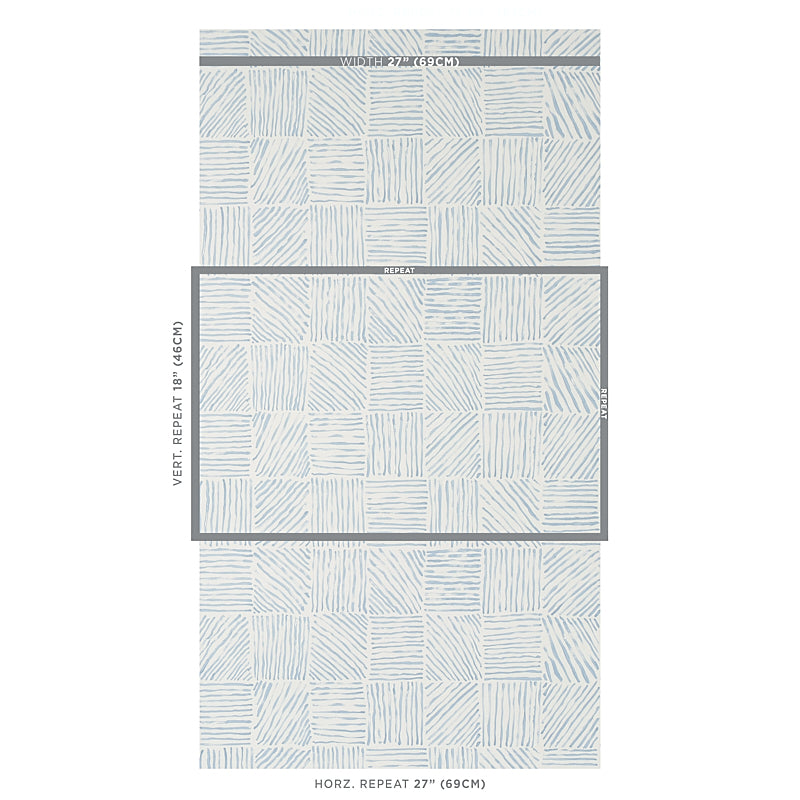 KATAMA | Blue On Ivory