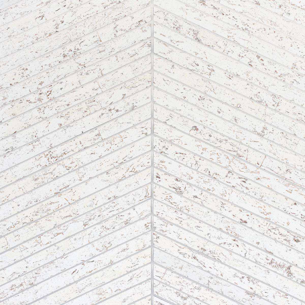 CORK HERRINGBONE | White