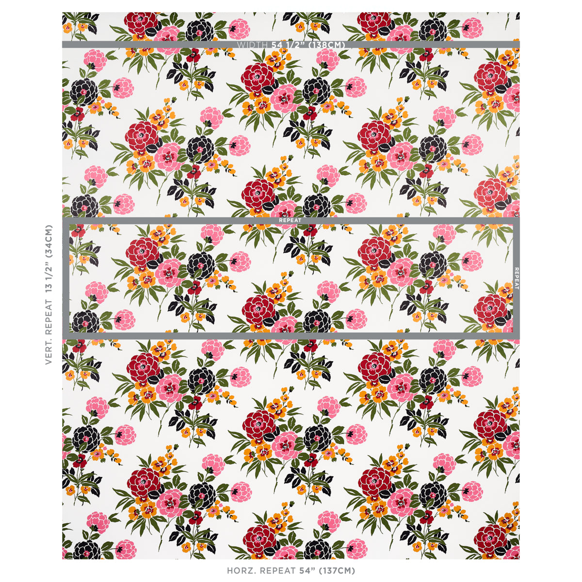 VALENTINA FLORAL | Multi On White
