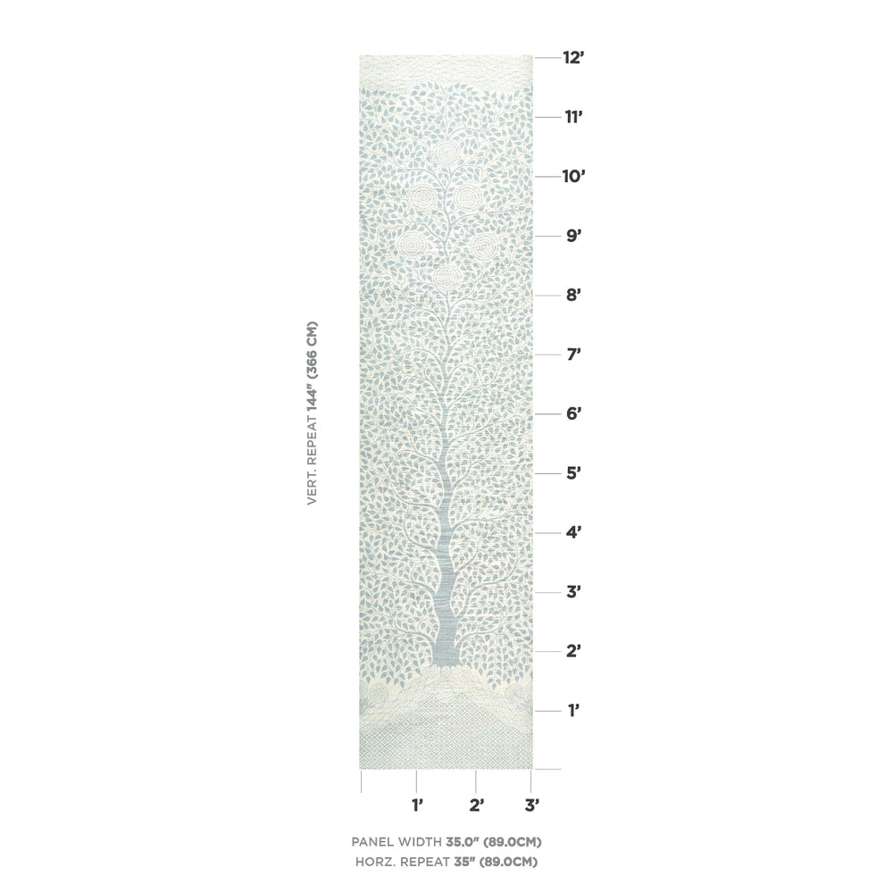 KAYON SISAL PANEL | Soft Blue