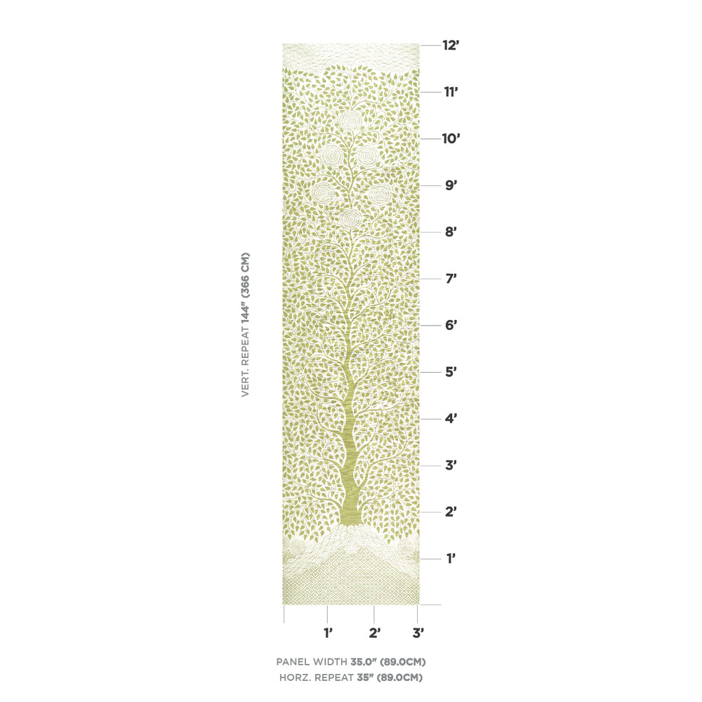 KAYON SISAL PANEL | Soft Green