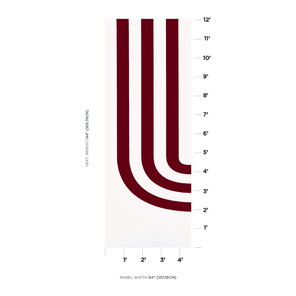 VIRGINIA PANEL A | Bordeaux